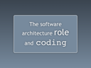 Software Architecture for Developers training course